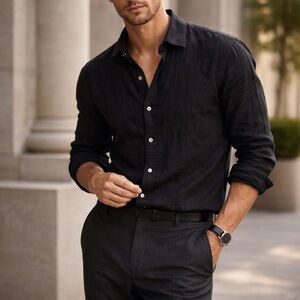 Quince Men's Charcoal Button Down Shirt